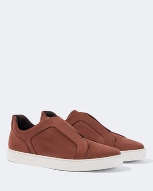 Manolo Blahnik Agilio Suede Sneakers - Brown