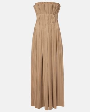 The Row Bustier-Robe Cristel Aus Popeline - Natur