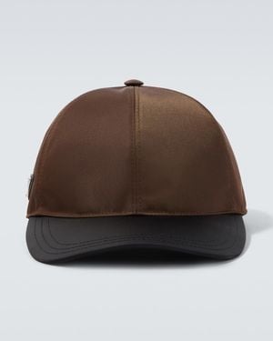 Prada Baseballcap Aus Re-Nylon - Braun