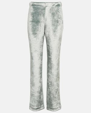 Jil Sander Straight-Leg Wool-Blend Trousers - Grey