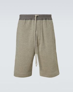 Rick Owens Drkshdw Shorts Aus Einem Baumwollgemisch - Grau