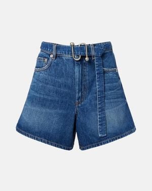 Sportmax Fiesta Denim Shorts - Blue