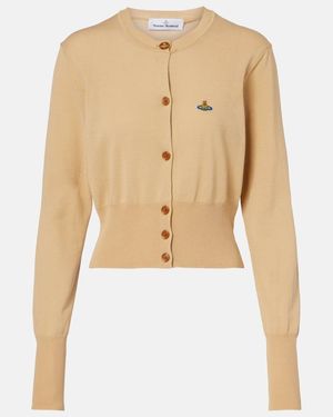Vivienne Westwood Cropped-Cardigan Bea Aus Baumwolle - Natur