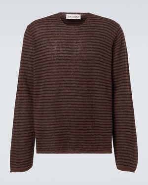 Our Legacy Pullover Rigid Popover Aus Einem Alpakawollgemisch - Braun
