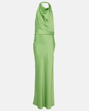 Jonathan Simkhai Reannon' Halterneck Long Dress - Green