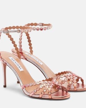 Aquazzura Tequila 85 Sandals - Pink