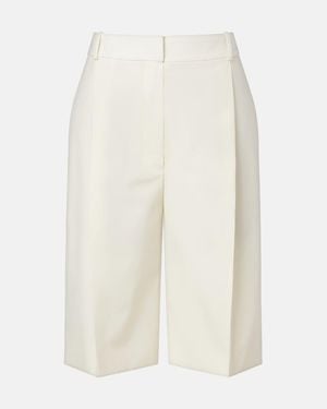 Rohe Virgin Wool Bermuda Shorts - White