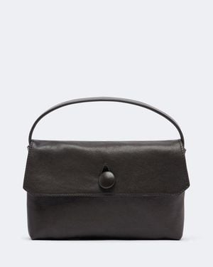 The Row Henkeltasche Sally Aus Leder - Schwarz