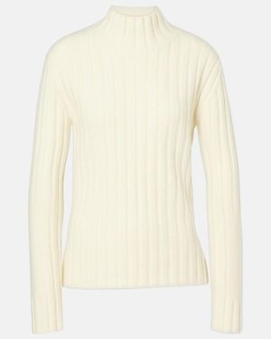 Proenza Schouler Gerippter Pullover Haven Aus Wollgemisch - Natur
