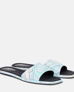 PUCCI Marmo Slides - White
