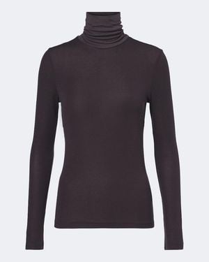 Agolde Top De Cuello Alto Pascale - Azul