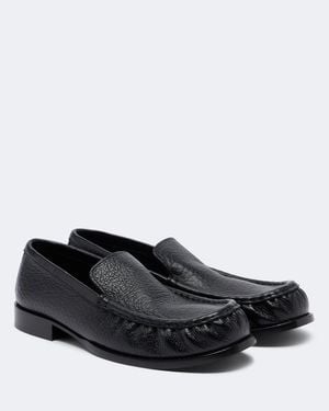 Dries Van Noten Leather Loafers - Black