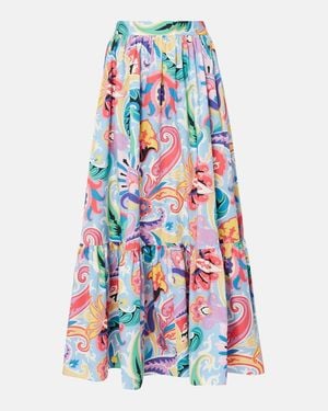 Etro Paisley Skirt - White