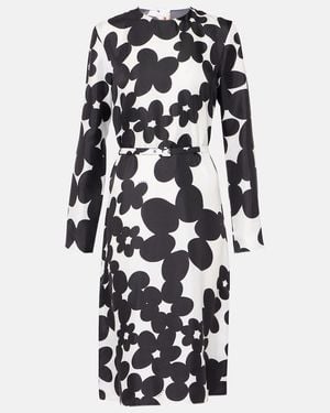 Marni Dilles Print Silk Dress - Black