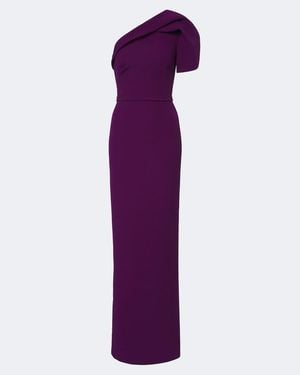 Safiyaa Robe Millie Aus Crepe - Lila