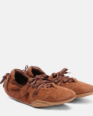 Acne Studios Suede Trainers - Brown