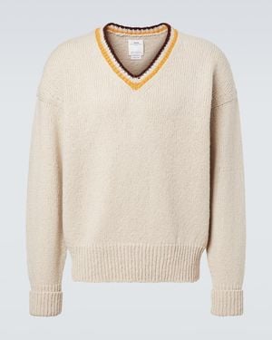Visvim University Wool And Cashmere Jumper - White