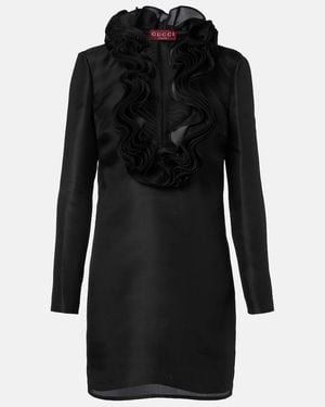 Gucci Silk Minidress - Black