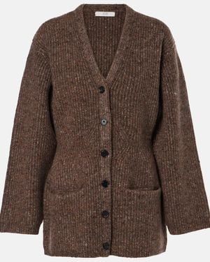 Co. Cardigan Aus Tweed - Braun