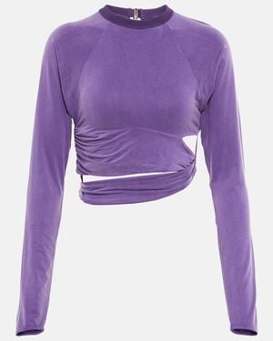 Jacquemus Le T-Shirt Espelho Top - Purple