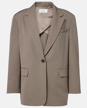 The Row Ezri Wool Blazer - Brown