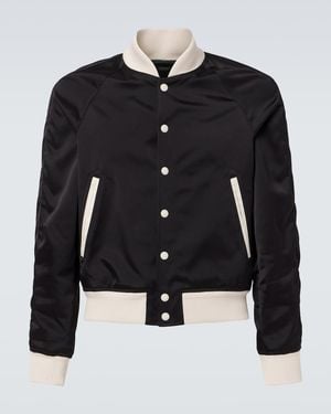 Tom Ford Satin Blouson - Black