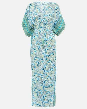 Poupette Floral Maxi Dress - Blue