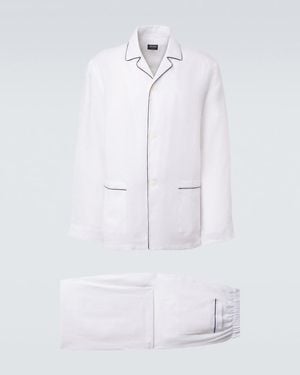 ZEGNA Linen Pyjamas - White
