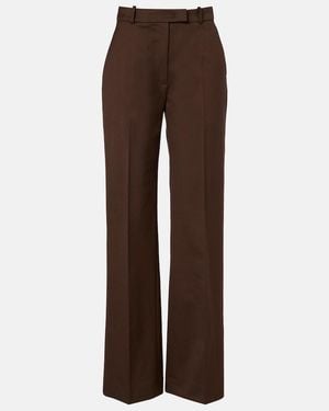 Frankie Shop Lenora Straight Pants - Brown