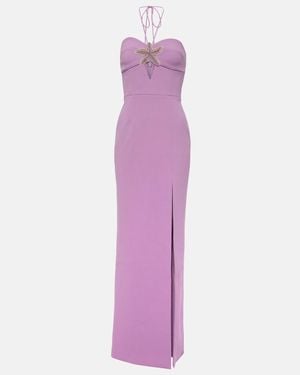 Rebecca Vallance Chantara Embellished Gown - Purple
