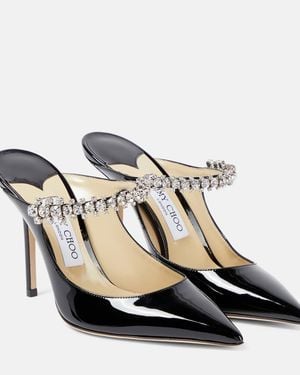 Jimmy Choo Bing 100 Patent Pump - Black