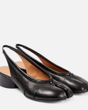 Maison Margiela Tabi Slingback Court Shoes - Black