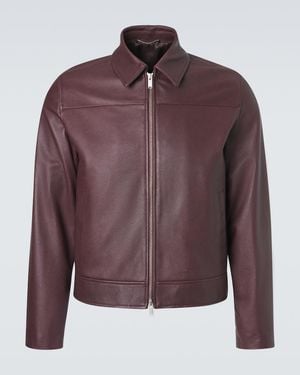 Lardini Lederjacke - Lila