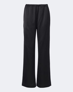 Rohe Satin Wide-Leg Pants - Blue