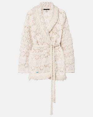 Alanui Cardigan Lagoon Romance Aus Einem Baumwollgemisch - Natur