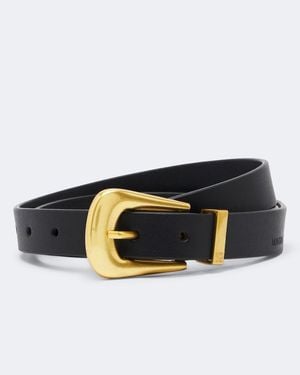 Magda Butrym Leather Belt - Black