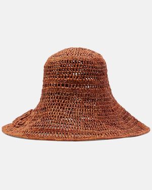 Chloé Raffia Sun Hat - Brown
