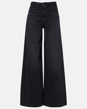 AG Jeans Helsinki High-Rise Wide-Leg Jeans - Blue