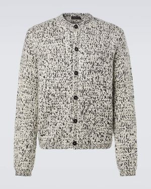 Prada Cardigan Aus Schurwolle - Grau