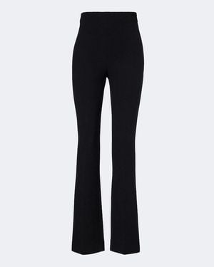 The Row Emin Wool-Blend Straight Pants - Blue