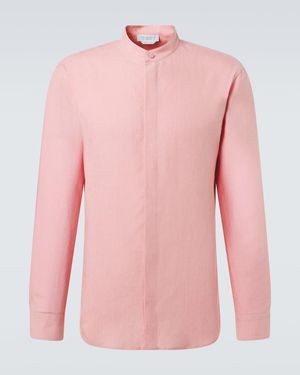 Gabriela Hearst Linen Shirt - Pink