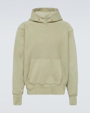 Les Tien Cotton Jersey Hoodie - Green