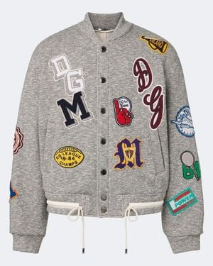 Dolce & Gabbana Giacca Varsity - Grigio