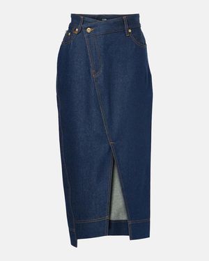 Jacquemus Jeansrock La Jupe De-Nimes - Blau