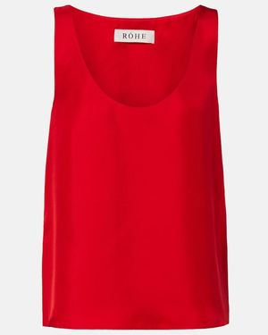 Rohe Top De Seda - Rojo
