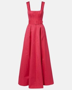 Rebecca Vallance Rosalia Taffetta Bustier Gown - Red