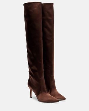 Gianvito Rossi Hansen Cuissard 85 Over-The-Knee Boots - Brown
