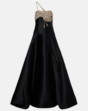 Costarellos Venezia Embellished Gown - Black