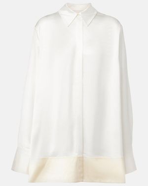 TOTEME Satin Shirt - White