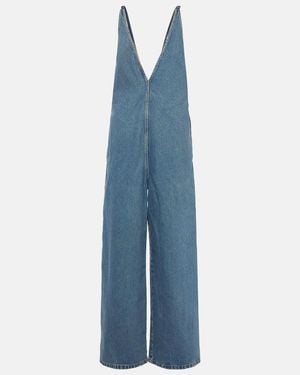 Prada Mono en denim con espalda abierta - Azul